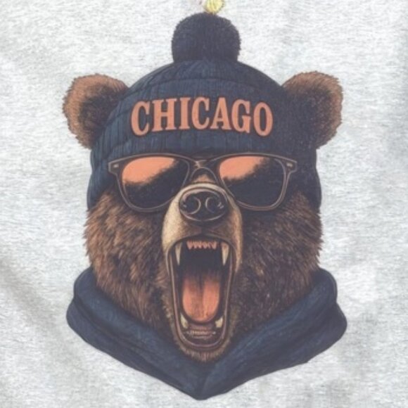 Vintage Chicago Bears Football Sweatshirt, Trendy Chicago NFL Shirt Fan Gifts - Picture 3 of 4